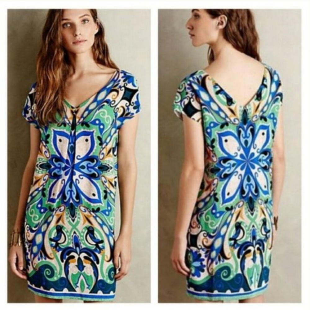 Anthropologie Maeve Folksong Shift Dress